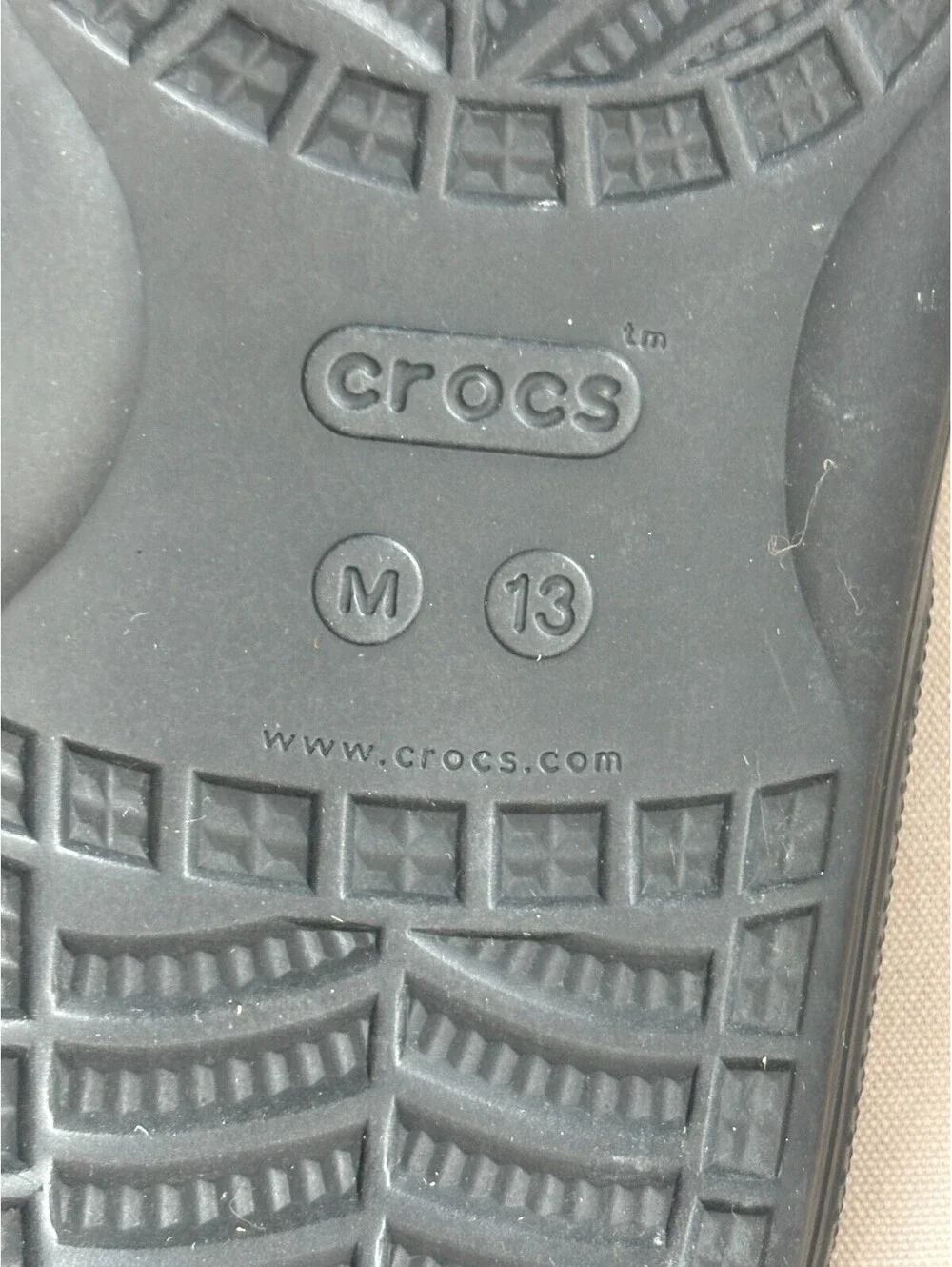 Crocs Classic Slide Sandals Mens 13 Heat Map Thermal Tie Dye Black Slip On M13